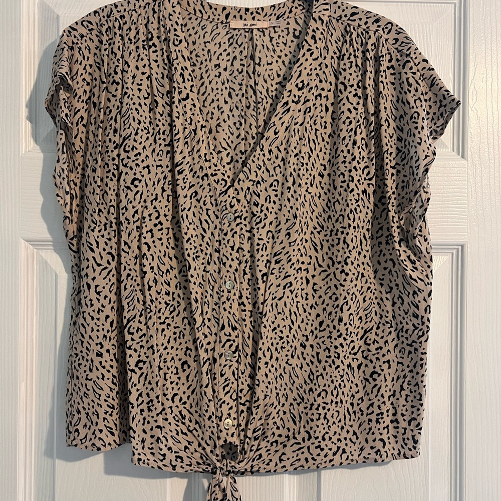 Leopard Print Women's Top